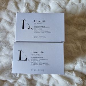 NEW Limelife by Alcone Bamboo Renew Exfoliating Body Scrub Bundle